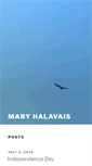 Mobile Screenshot of mary.halavais.net